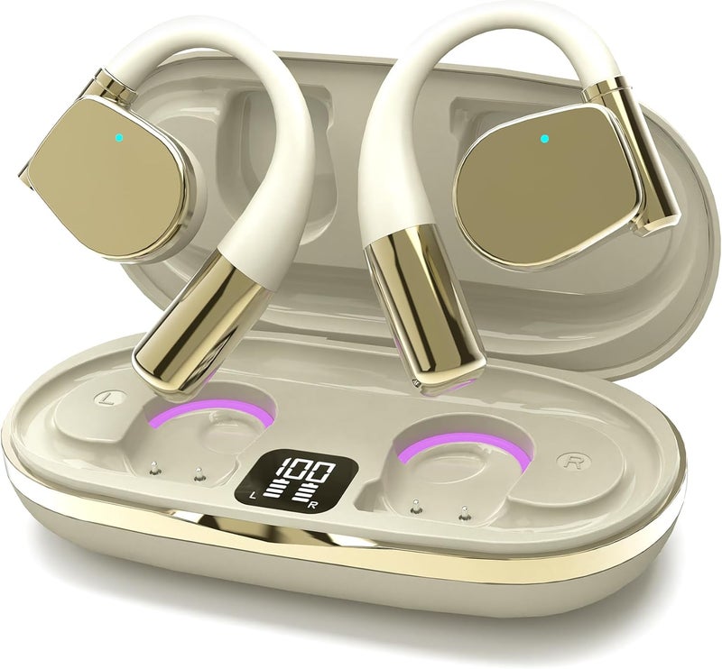 Lingobloom AI Translation Earbuds Real Time 164 Languages Translator Earbud 3 in-1 Bluetooth 5.4 Audifonos Traductores Inglés Español Translating Device iOS & Android Compatible(White) - Image 1